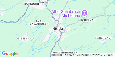 Karte Nidda