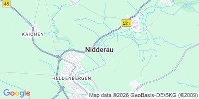 Karte Nidderau