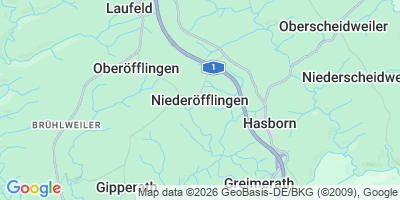 Karte Niederöfflingen