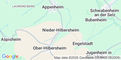Karte Nieder-Hilbersheim
