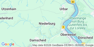 Karte Niederburg