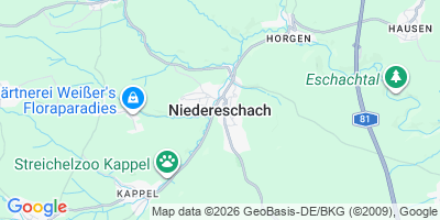 Karte Niedereschach