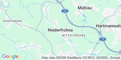 Karte Niederfrohna