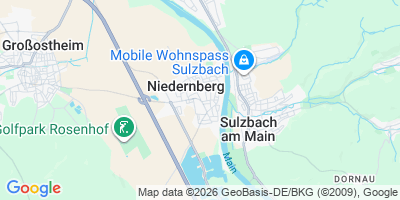 Karte Niedernberg