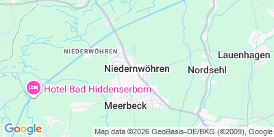 Karte Niedernwöhren