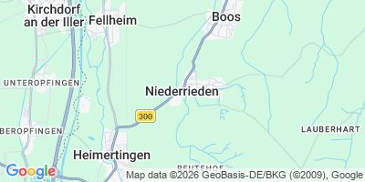 Karte Niederrieden