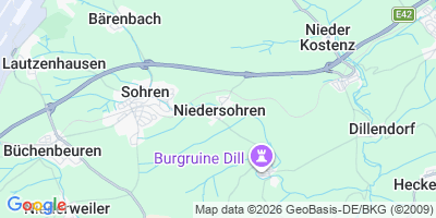 Karte Niedersohren