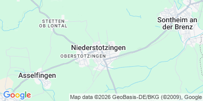 Karte Niederstotzingen