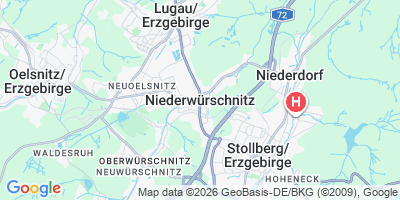 Karte Niederwürschnitz