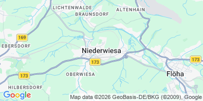 Karte Niederwiesa