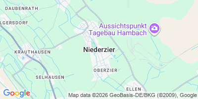 Karte Niederzier