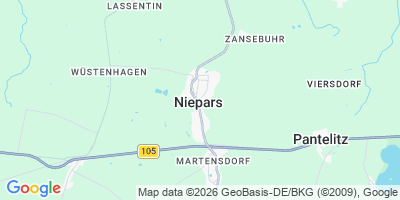 Karte Niepars