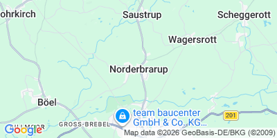 Karte Norderbrarup