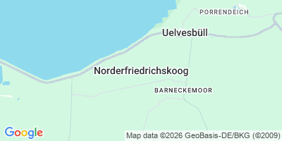 Karte Norderfriedrichskoog