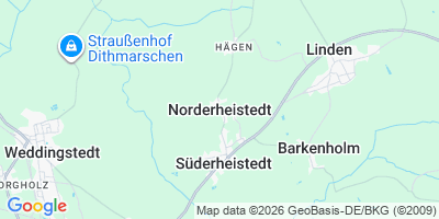 Karte Norderheistedt