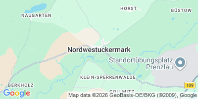 Karte Nordwestuckermark