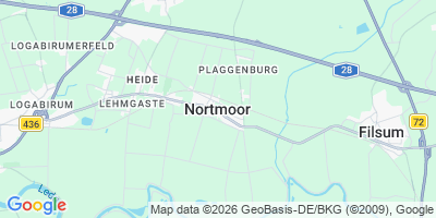 Karte Nortmoor