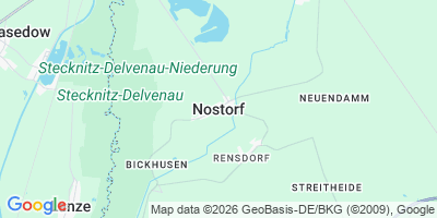 Karte Nostorf