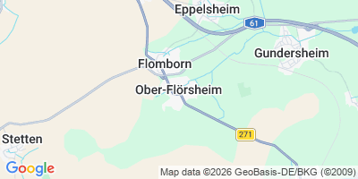 Karte Ober-Flörsheim