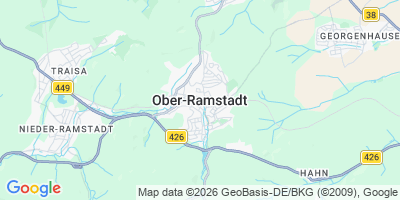 Karte Ober-Ramstadt
