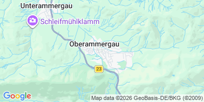 Karte Oberammergau