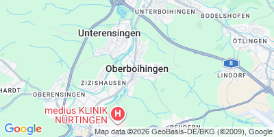 Karte Oberboihingen
