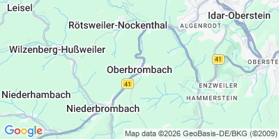 Karte Oberbrombach