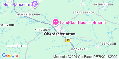 Karte Oberdachstetten