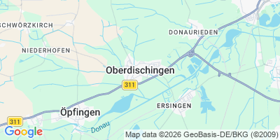 Karte Oberdischingen