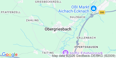 Karte Obergriesbach