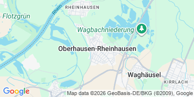 Karte Oberhausen-Rheinhausen