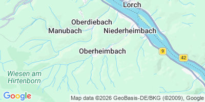 Karte Oberheimbach