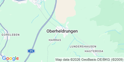 Karte Oberheldrungen