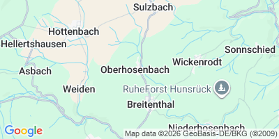 Karte Oberhosenbach