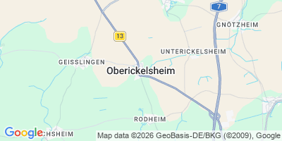 Karte Oberickelsheim