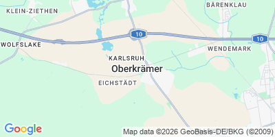 Karte Oberkrämer