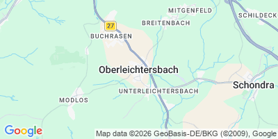 Karte Oberleichtersbach