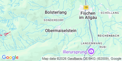 Karte Obermaiselstein
