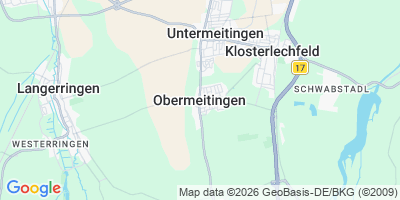 Karte Obermeitingen