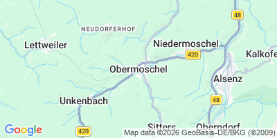Karte Obermoschel