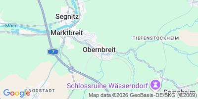 Karte Obernbreit