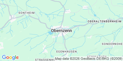 Karte Obernzenn