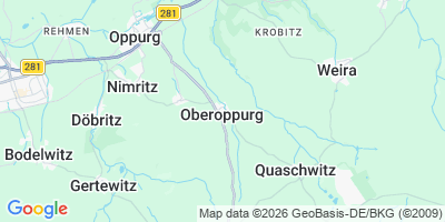 Karte Oberoppurg