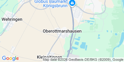 Karte Oberottmarshausen