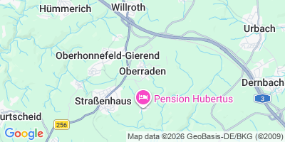 Karte Oberraden
