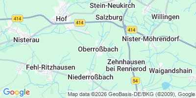 Karte Oberroßbach