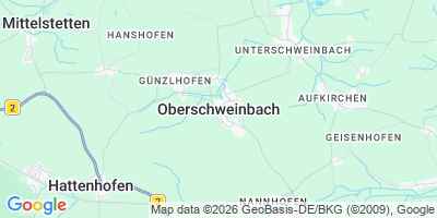 Karte Oberschweinbach