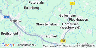 Karte Obersteinebach