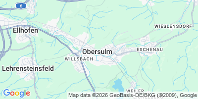 Karte Obersulm