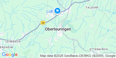 Karte Oberteuringen